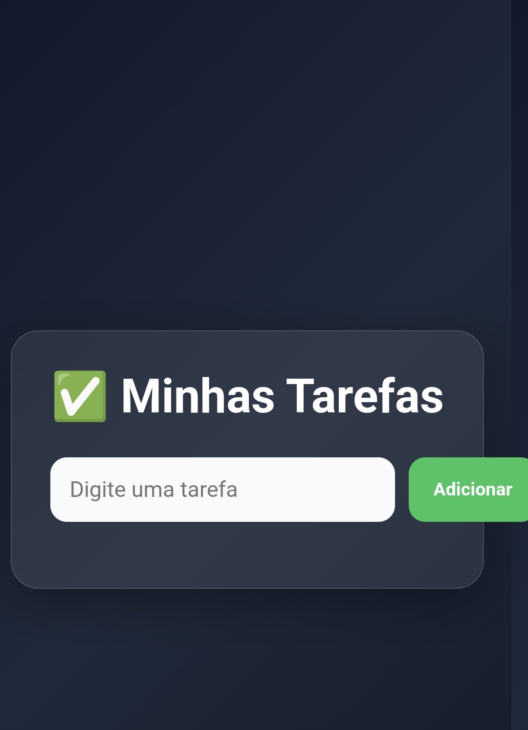 Lista de Tarefas